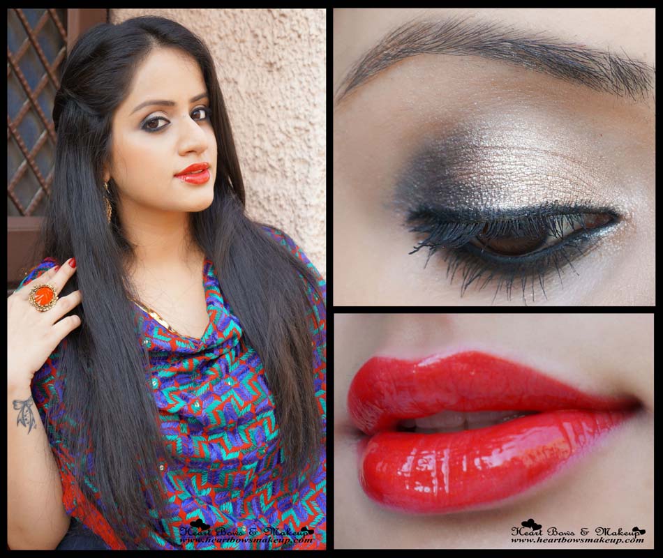 Indian Party Makeup Tutorial with Maybelline Wedding Box - Heart Bows & Makeup