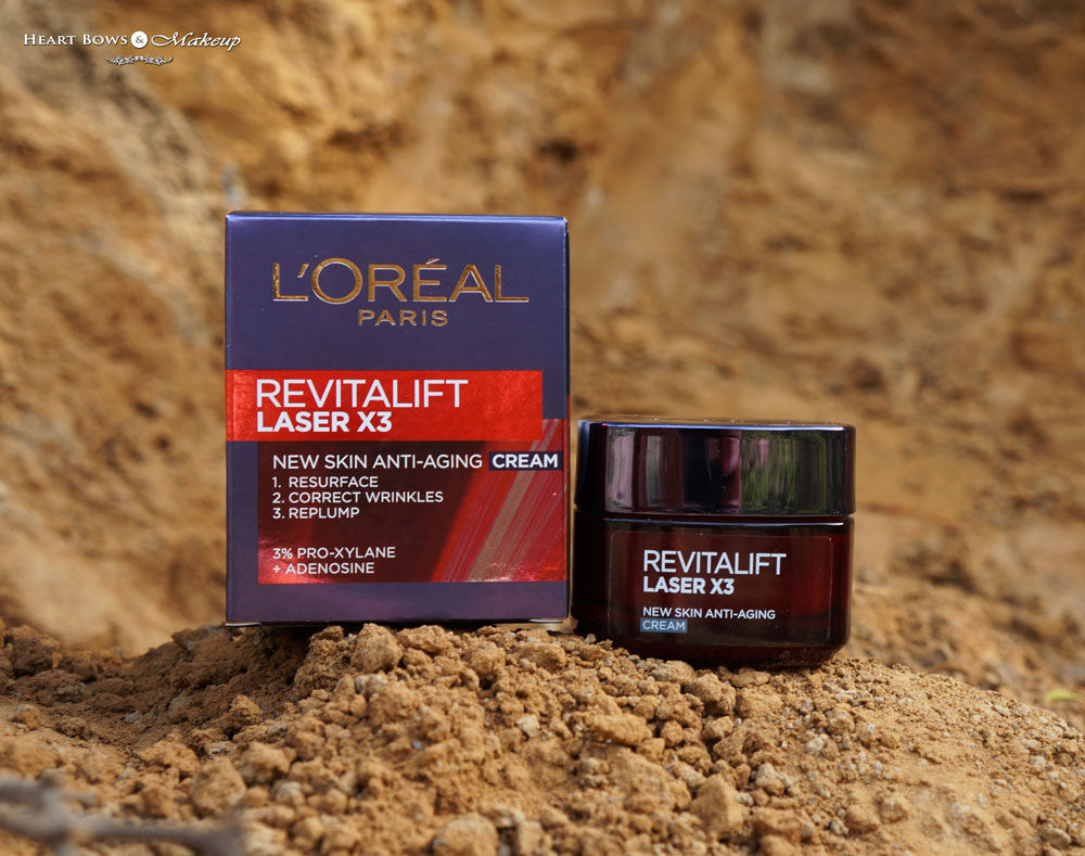 parlement hybride vervangen LOreal Revitalift Laser X3 Anti Aging Cream Review & Price India - Heart  Bows & Makeup