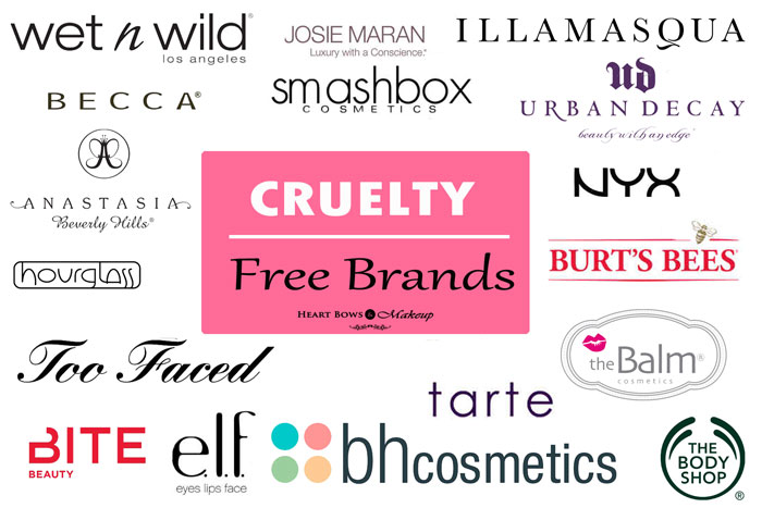 badning gå på arbejde Clip sommerfugl Cruelty Free Brands: Makeup, Drugstore, Skincare & Haircare! - Heart Bows &  Makeup
