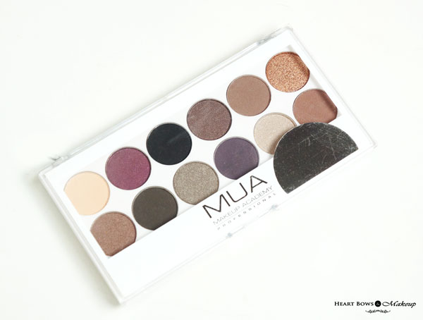 MUA Romantic Efflorescence Palette Review, Swatches, Price & Buy India - Heart Bows & Makeup
