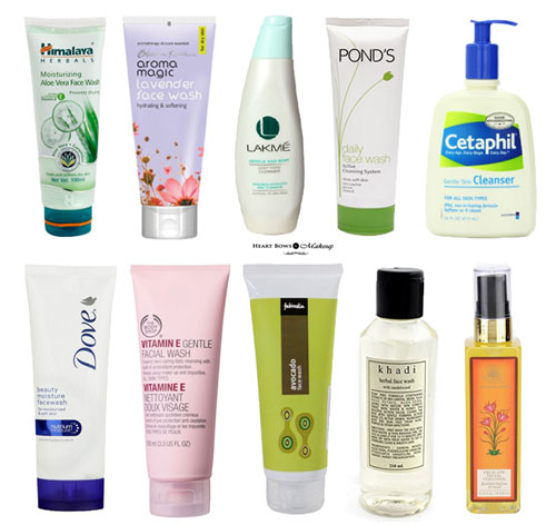 Best Face Wash For Dry Skin In India Our Top 10 Heart Bows Makeup