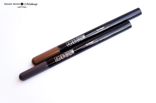 Maybelline Fashion Brow Duo Shaper Brown & Grey Review, Swatches & Price India