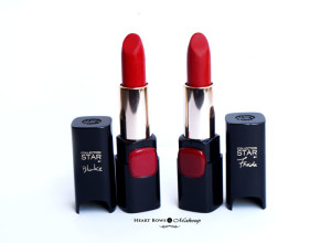 L'Oreal Paris Collection Star Red Pure Scarleto & Pure Rouge Lipstick ...