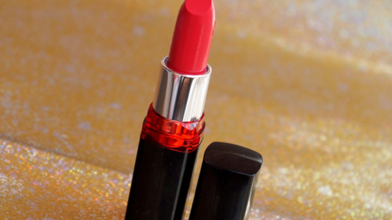 Color Show Lipstick Cherry Review, Swatches & Price - Heart Bows Makeup