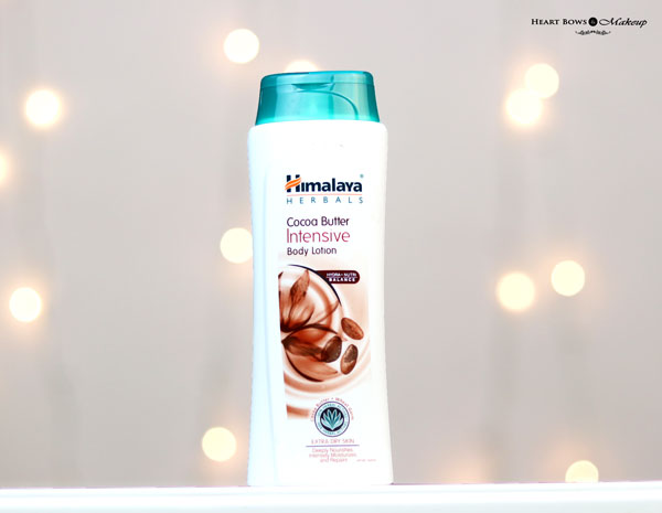 Himalaya Cocoa Butter Intensive Body Lotion Review: Your Friend for Skin! - Heart Bows & Makeup
